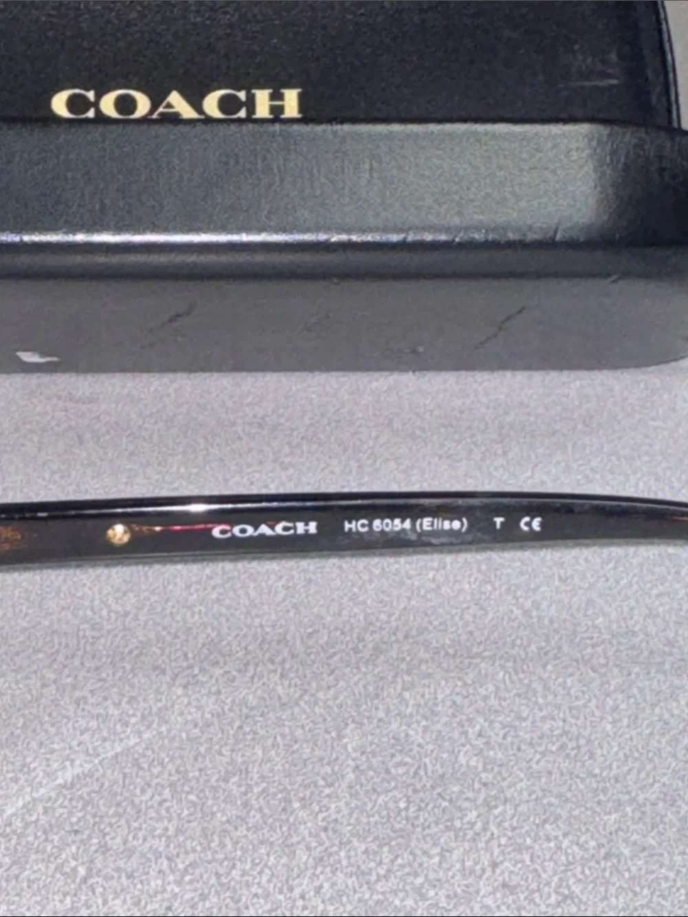 Coach Tortoiseshell Logo Reading Glasses
